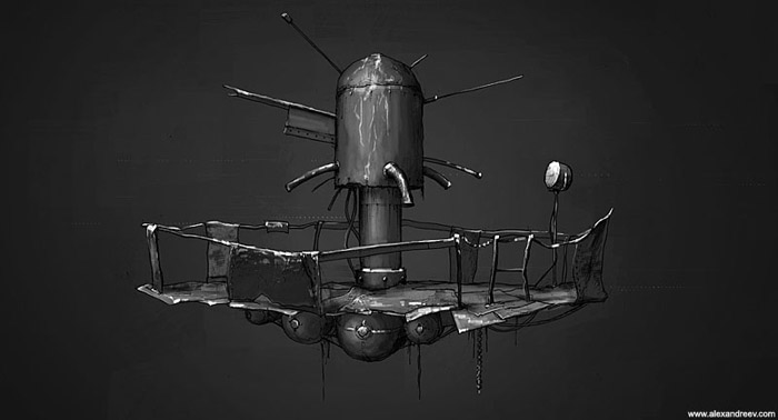 ru_steampunk: alexandreev - нарисовал концепты для нов 